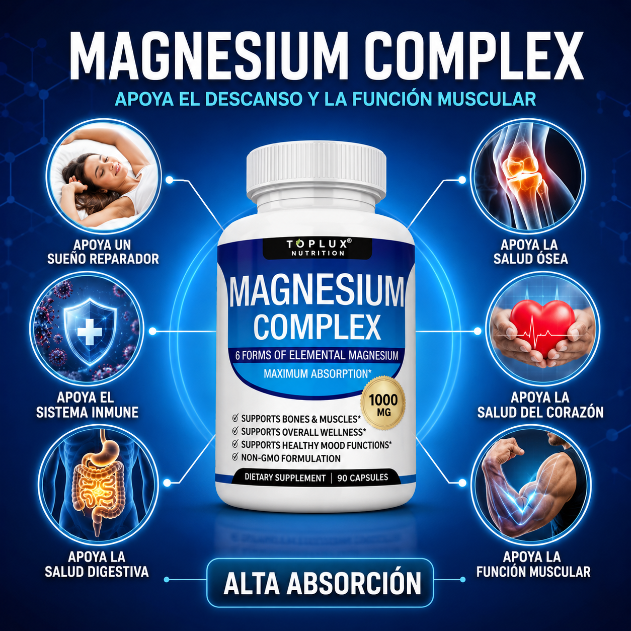 Magnesium Complex 8 en 1 | 1.000 mg