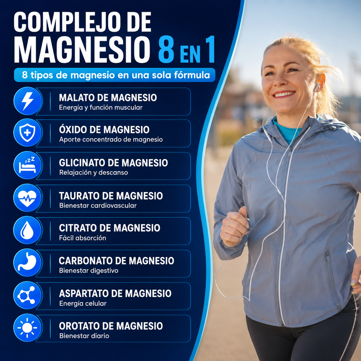 Magnesium Complex 8 en 1 | 1.000 mg